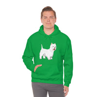 West Highland White Terrier Unisex Heavy Blend™ Hooded Sweatshirt, S - 5XL, Cotton/Polyester, FREE Shipping, Made in USA!!