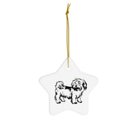 Shih Tzu Ceramic Ornaments