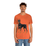 Doberman Pinscher Unisex Jersey Short Sleeve Tee