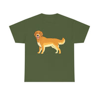 Golden Retriever Unisex Heavy Cotton Tee