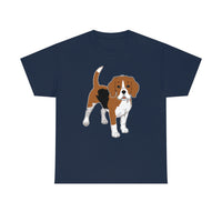 Beagle Unisex Heavy Cotton Tee, Made in the USA!!