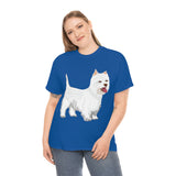 West Highland White Terrier Unisex Heavy Cotton Tee, S - 5XL, Cotton, FREE Shipping, Made in USA!!