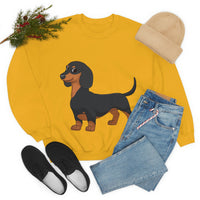 Dachshund Unisex Heavy Blend™ Crewneck Sweatshirt, S - 2XL, 14 Colors, Cotton/Polyester, Medium Fabric, FREE Shipping, Made in USA!!