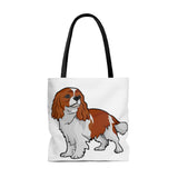 Cavalier King Charles Spaniel AOP Tote Bag