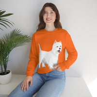 West Highland White Terrier Unisex Heavy Blend™ Crewneck Sweatshirt, S - 5XL, Cotton/Polyester, FREE Shipping, Made in USA!!