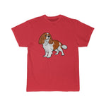 Cavalier King Charles Spaniel Men's Short Sleeve Tee, 11 Colors, S - 5XL, 100% Cotton, Light Fabric, Free Shipping, Made In Usa!!