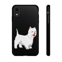 West Highland White Terrier Tough Cell Phone Cases, Impact Resistant, Matte or Glossy, FREE Shipping, Made in USA!!