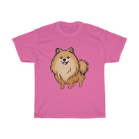 Pomeranian Unisex Heavy Cotton Tee, Made in USA