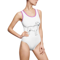 Labrador Retriever Women's Classic One-Piece Swimsuit