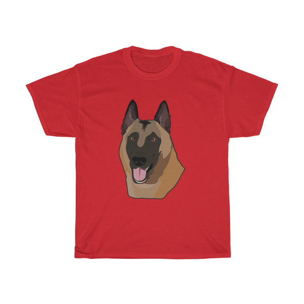 Belgian Malinois Unisex Heavy Cotton Tee Shirt, Short Sleeve, Made in USA!!