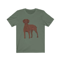 Vizsla Unisex Jersey Short Sleeve Tee, 18 Colors, S - 3XL, FREE Shipping, Made in the USA!!