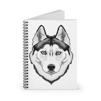 Siberian Husky Spiral Notebook - Ruled Line