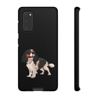 Tricolor Cavalier King Charles Spaniel Tough Cell Phone Cases, Glossy/Matte, Google, Samsung, iPhone, FREE Shipping, Made in USA!!