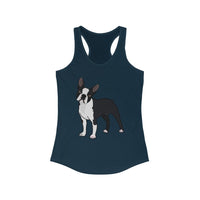 Boston Terrier Women's Ideal Racerback Tank