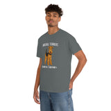 Airedale Terrier Unisex Heavy Cotton Tee, S - 5XL, 14 Colors, Light Fabric, FREE Shipping, Made in USA!!