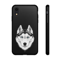 Siberian Husky Tough Cell Phone Cases, 33 Types of Cases, 2 Layer Case, Impact Resistant, FREE Shipping, Made in USA!!