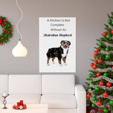 Australian Shepherd Premium Matte vertical posters, Multiple Sizes, Matte Finish, FREE Shipping, Made in USA!!