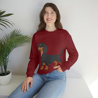 Dachshund Unisex Heavy Blend™ Crewneck Sweatshirt, S - 2XL, 14 Colors, Cotton/Polyester, Medium Fabric, FREE Shipping, Made in USA!!