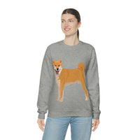 Shiba Inu Unisex Heavy Blend™ Crewneck Sweatshirt, S - 3XL, 6 Colors, Cotton/Polyester, Medium Heavy Fabric, FREE Shipping, Made in USA!!