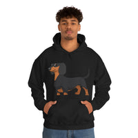 Dachshund Unisex Heavy Blend™ Hooded Sweatshirt, S - 5XL, 13 Colors, Cotton/Polyester, FREE Shipping, Made in USA!!