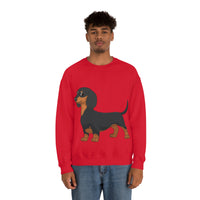 Dachshund Unisex Heavy Blend™ Crewneck Sweatshirt, S - 2XL, 14 Colors, Cotton/Polyester, Medium Fabric, FREE Shipping, Made in USA!!