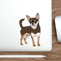 Chihuahua Die-Cut Stickers, 5 Sizes, Water Resistant Vinyl, Waterproof Adhesive, Indoor/Outdoor, Matte Finish, FREE Shipping!!