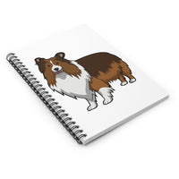 Shetland Sheepdog Spiral Notebook - Ruled Line