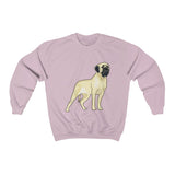 Mastiff Unisex Heavy Blend™ Crewneck Sweatshirt, S-5XL, 10 Colors Available, 50% Cotton, 50% Polyester, Made in the USA!!