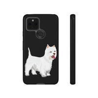 West Highland White Terrier Tough Cell Phone Cases, Impact Resistant, Matte or Glossy, FREE Shipping, Made in USA!!