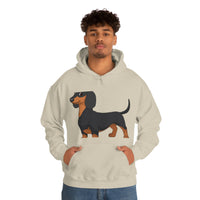 Dachshund Unisex Heavy Blend™ Hooded Sweatshirt, S - 5XL, 13 Colors, Cotton/Polyester, FREE Shipping, Made in USA!!