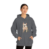 French Bulldog Unisex Heavy Blend Hooded Sweatshirt, S - 5XL, 12 Colors, FREE Shipping, Made in USA!!