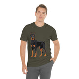 Doberman Pinscher Unisex Jersey Short Sleeve Tee