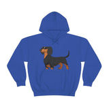 Dachshund Unisex Heavy Blend™ Hooded Sweatshirt, S - 5XL, 13 Colors, Cotton/Polyester, FREE Shipping, Made in USA!!