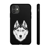 Siberian Husky Tough Cell Phone Cases, 33 Types of Cases, 2 Layer Case, Impact Resistant, FREE Shipping, Made in USA!!