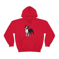 Boston Terrier Unisex Heavy Blend™ Hooded Sweatshirt, S - 5XL, 12 Colors, Cotton/Polyester, FREE Shipping, Made in USA!!