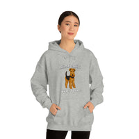 Airedale Terrier Unisex Heavy Blend Hooded Sweatshirt, S - 5XL, 12 Colors, Cotton/Polyester, FREE Shipping, Made in USA!!