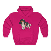 Tricolor Cavalier King Charles Spaniel Unisex Heavy Blend™ Hooded Sweatshirt