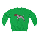 German Shorthaired Pointer Unisex Heavy Blend Crewneck Sweatshirt