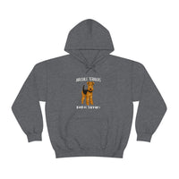 Airedale Terrier Unisex Heavy Blend Hooded Sweatshirt, S - 5XL, 12 Colors, Cotton/Polyester, FREE Shipping, Made in USA!!