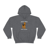 Airedale Terrier Unisex Heavy Blend Hooded Sweatshirt, S - 5XL, 12 Colors, Cotton/Polyester, FREE Shipping, Made in USA!!