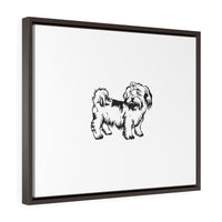 Shih Tzu Horizontal Framed Premium Gallery Wrap Canvas
