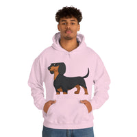 Dachshund Unisex Heavy Blend™ Hooded Sweatshirt, S - 5XL, 13 Colors, Cotton/Polyester, FREE Shipping, Made in USA!!