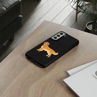Golden Retriever Cell Phone Cases, Samsung, iPhone, Google, Impact Resistant, Dual Layer for Protection, FREE Shipping, Made in USA!!