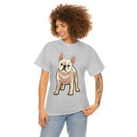 French Bulldog Unisex Heavy Cotton Tee, S - 5XL, 12 Colors, Light Fabric, FREE Shipping, Made in USA!!