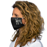 Miniature Schnauzer Snug-Fit Polyester Face Mask