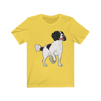 English Springer Spaniel Unisex Jersey Short Sleeve Tee, S - 3XL, 17 Colors, Light Fabric, Made in the USA!!