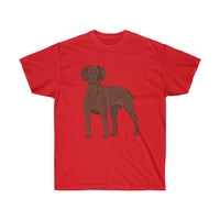 Vizsla Unisex Ultra Cotton Tee, 12 Colors, S - 5XL, FREE Shipping, Made in the USA!!