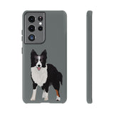 Border Collie Tough Cell Phone Cases, iPhone, Samsung, 2 Layer Case, Impact Resistant, Photographic Print Quality, FREE Shipping, Made in the USA!!