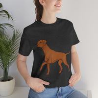 Rhodesian Ridgeback Unisex Jersey Short Sleeve Tee, S - 3XL, 16 Colors, Light Fabric Cotton, FREE Shipping, Made in USA!!