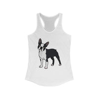 Boston Terrier Women's Ideal Racerback Tank